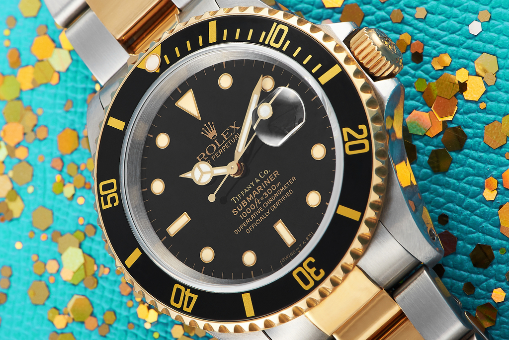 Rolex Submariner Date ref. 16613 with Tiffany dial stamp