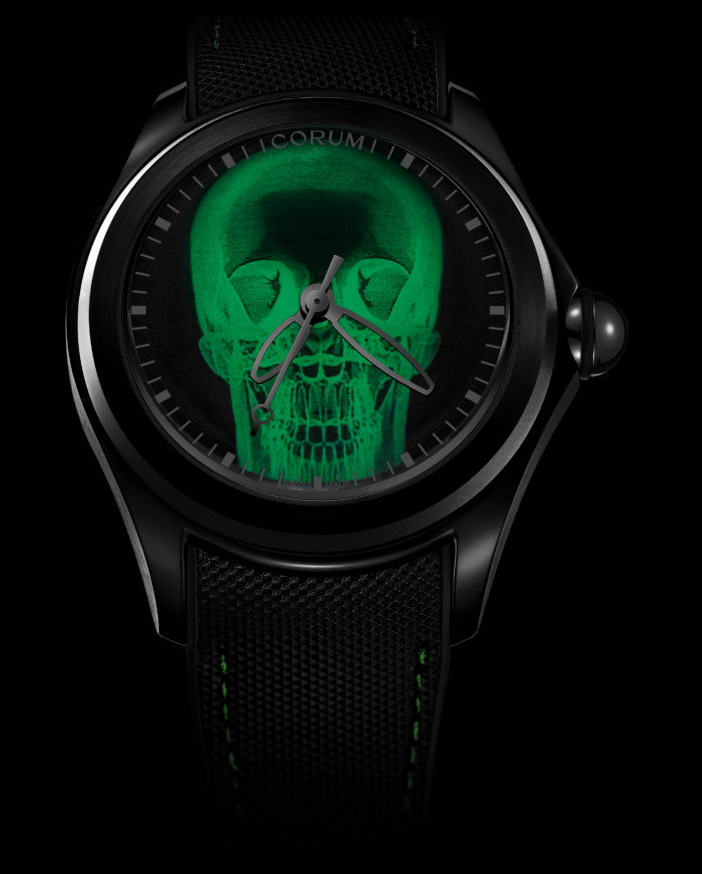 The Corum Bubble 47 Automatic Skull X-Ray debuted in 2021