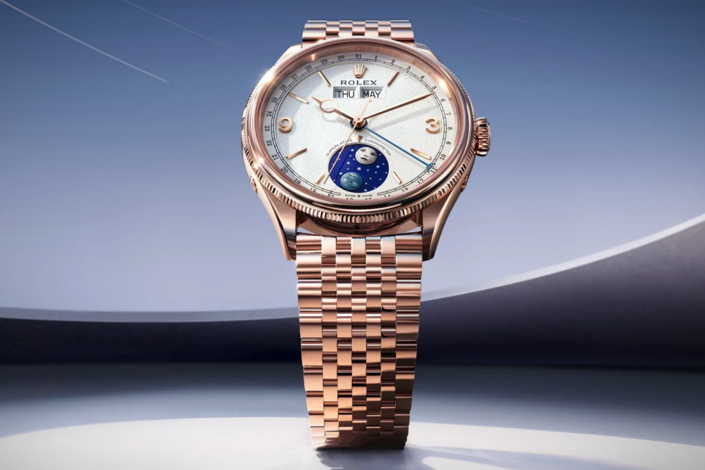 Rolex Perpetual Padellone in Everose gold with Settimo bracelet