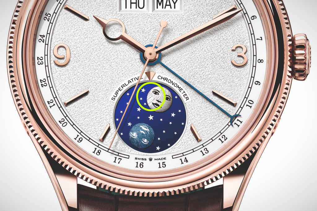 How to Read the Moonphase on the Rolex Perpetual Padellone