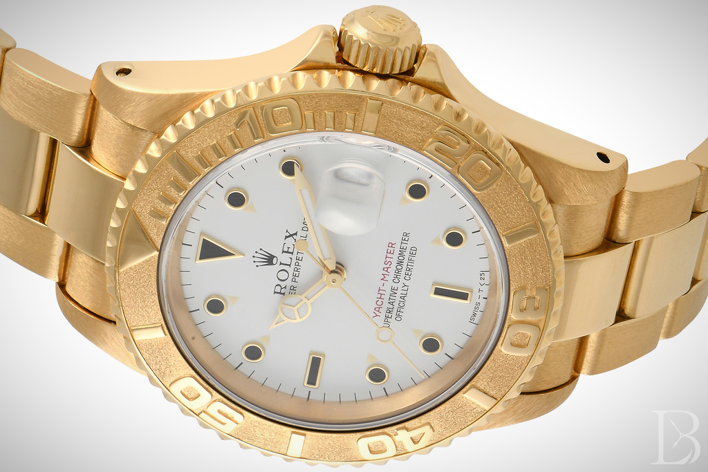 Ref. 16628, the original Yacht-Master, in 18k yellow gold.
