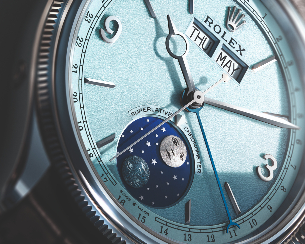 Rolex Perpetual Padellone in platinum, ref. 53506. Photo: Rolex