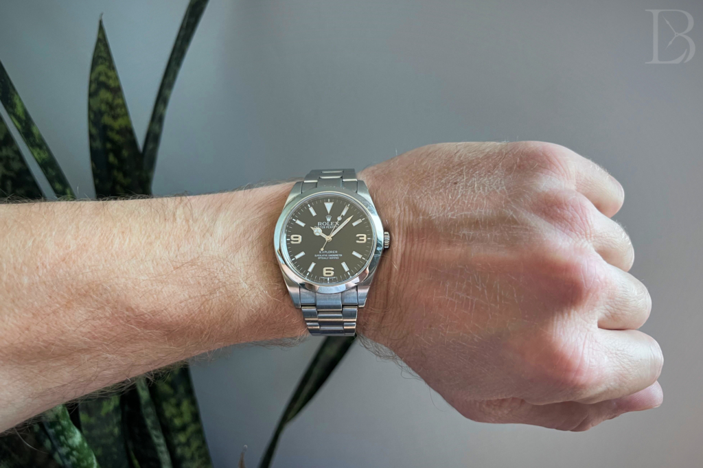 Explorer 39 on the wrist