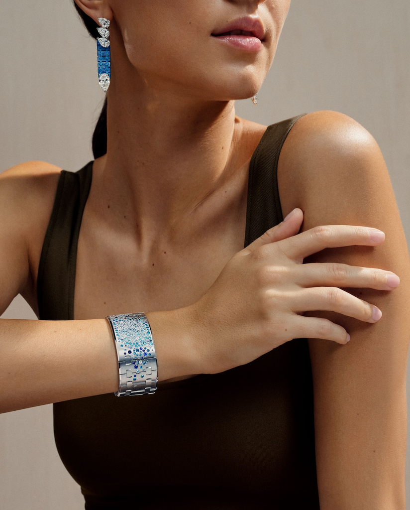 The Dream of Joux earrings and cuff are among the 2026 Audemars Piguet jewelry releases.