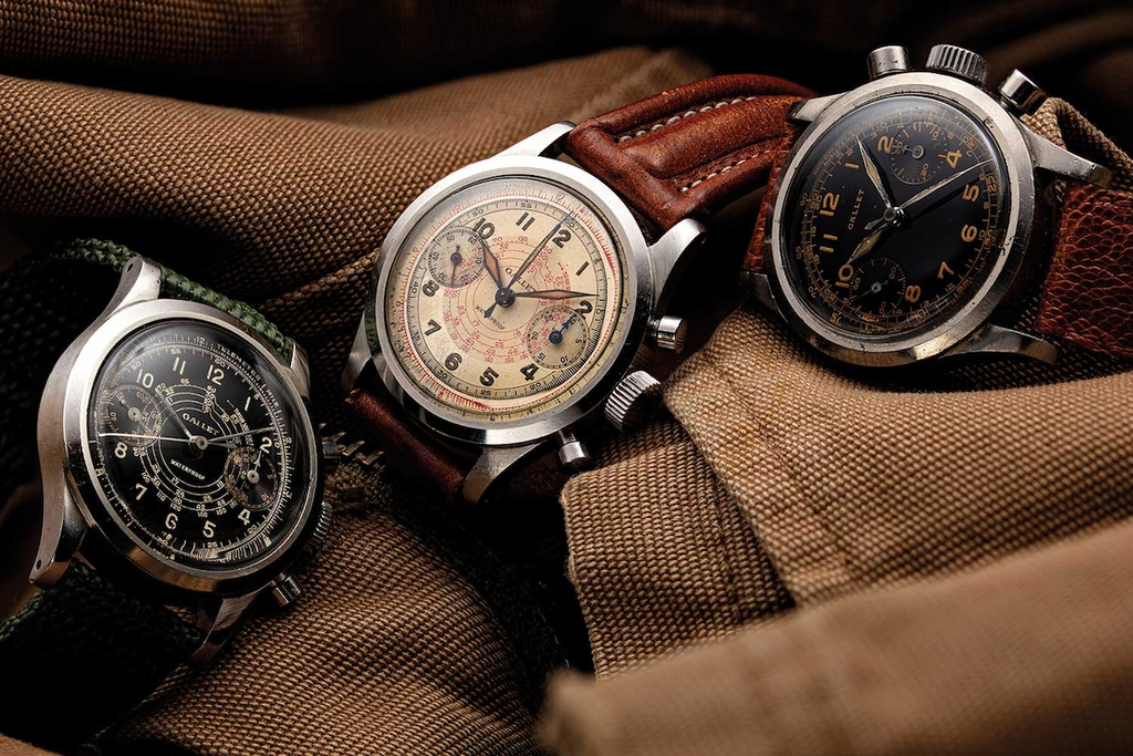 Gallet Multichron Clamshell 1938