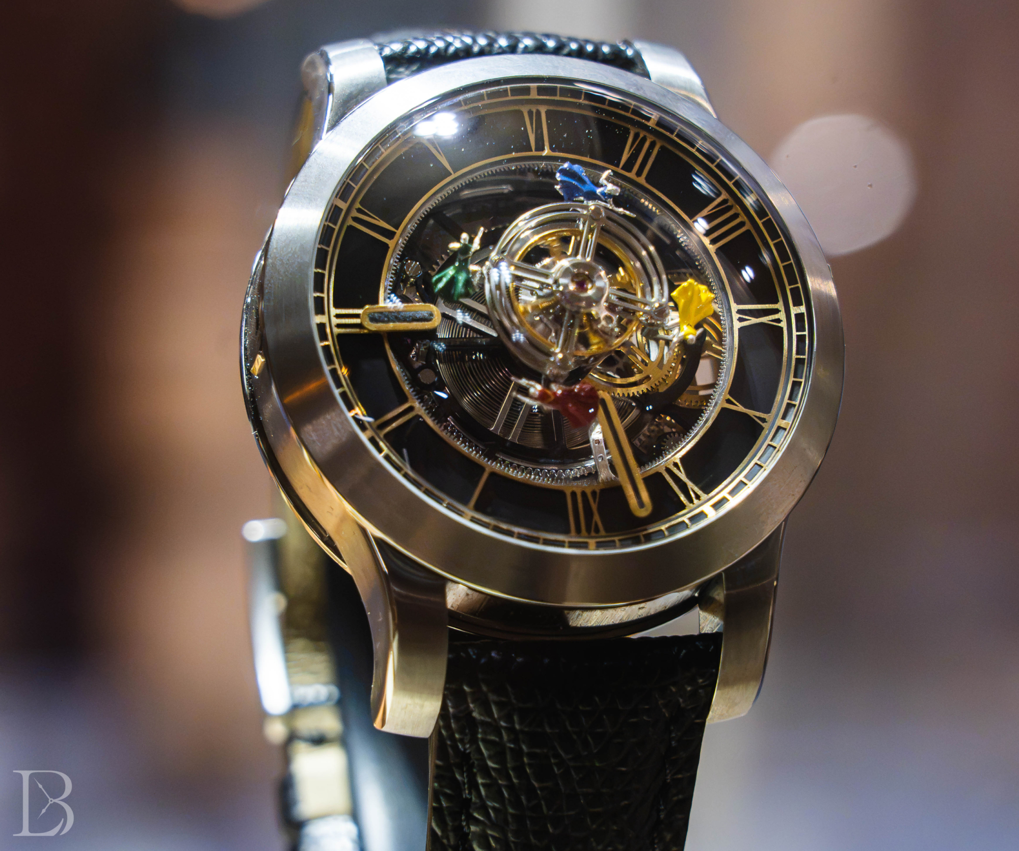 The Harry Potter Central Floating Tourbillon ref. WWHPT25 sports a 42mm grade 5 titanium case.