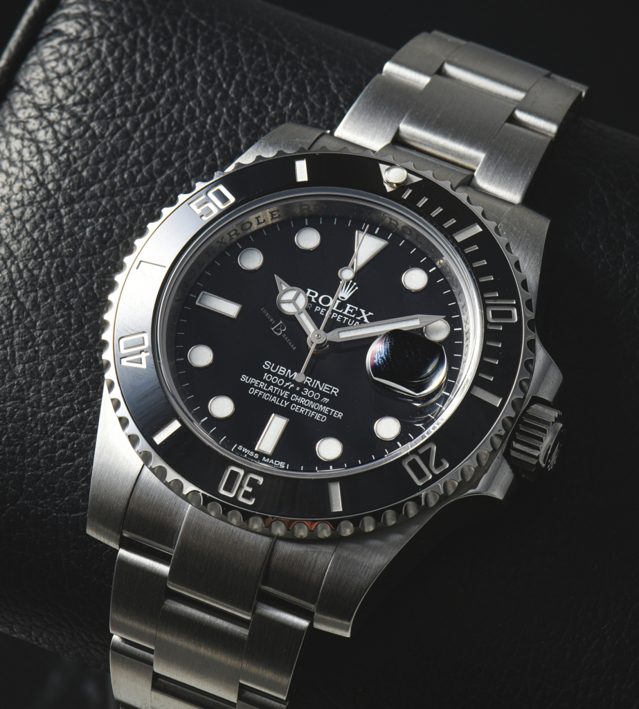 The Rolex Submariner with the so-called "Maxi Case" was made from 2010-2020. Shown here: ref. 116610LN