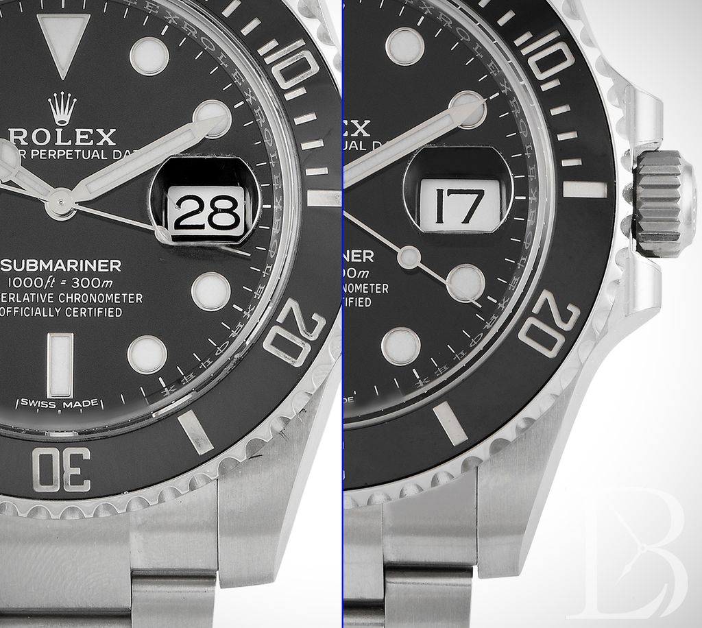 Lugs of the 116610 LN "Super case" vs. 126610 LN