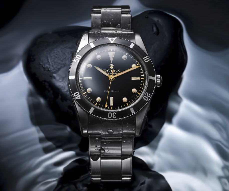 Ref. 6204 circa 1953 with no-hash bezel insert and pencil hands