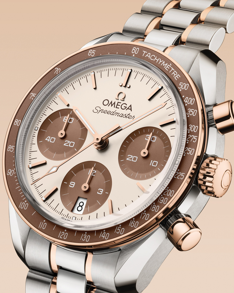 New two-tone chronograph for 2026: Omega Speedmaster 38 ref. 324.20.38.50.02.002