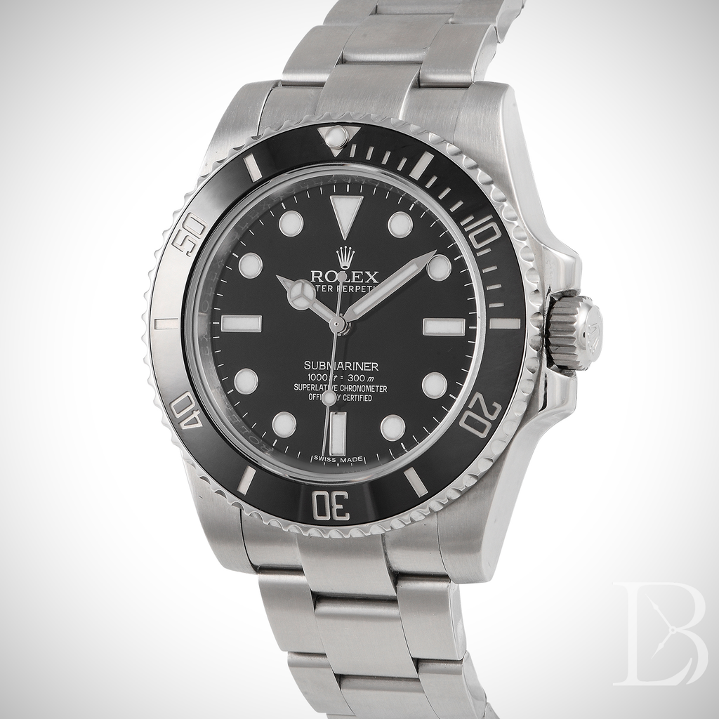 Rolex Submariner ref. 114060 debuted in 2012.