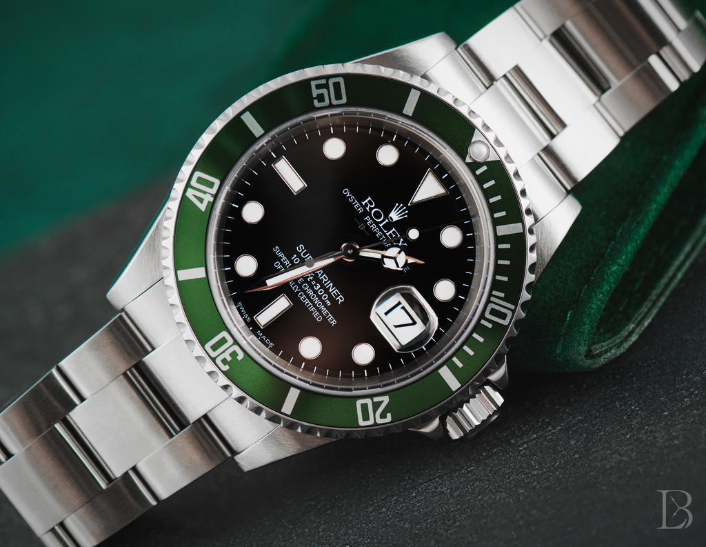 The Rolex Submariner Date "Kermit" ref. 16610 LV was made from 2003-2010.
